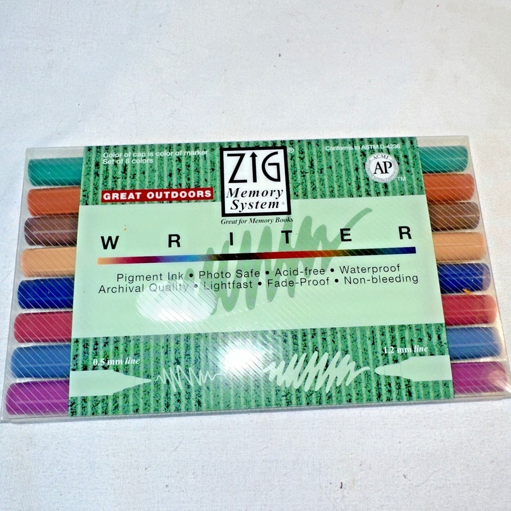 Zig Memory System Great Outdoors Marker Set Of Eight